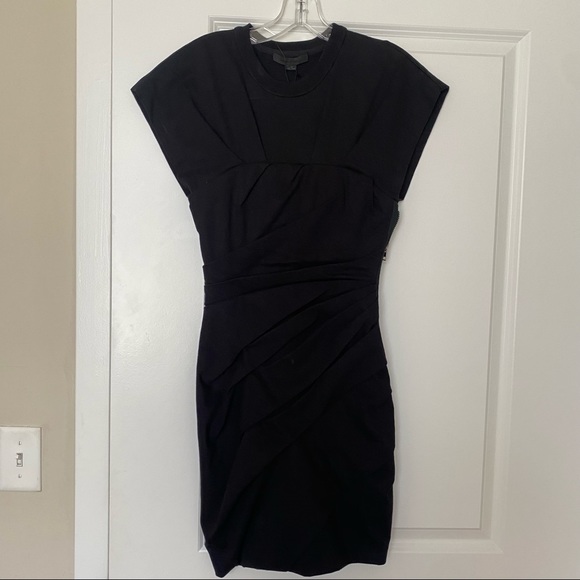 Alexander Wang | Draped Bustier Tee Dress | Black Onyx | Size 2 | NWT - Picture 8 of 9